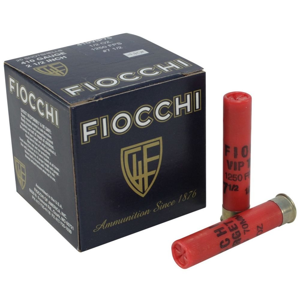 Fiocchi Exacta Target VIP 410 Gauge 2.5" 1/2 oz #7.5 Shot 25rd box