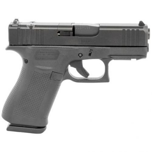 Glock 43X MOS 9mm Semi Auto Pistol 3.4" Optic Ready, 10+1 - 10+1 Rounds | 3.41" Barrel | Black | Glock Fixed Rear Sights
