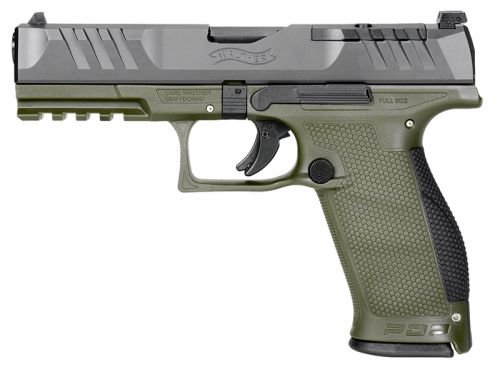 Walther Arms PDP Optic Ready Green/Black 4.5" 9mm Pistol - 18+1 Rounds