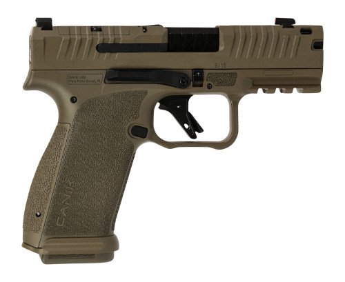 Canik Mete MC9 Prime 9mm Optic Ready Pistol, 3.6" Barrel, 17+1 - 17+1 Rounds | 3.64" Barrel | Flat Dark Earth
