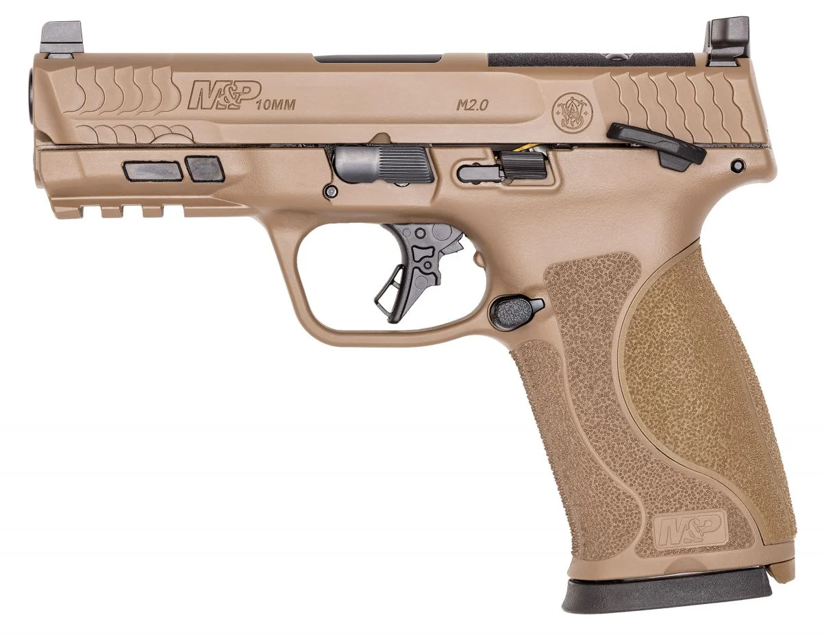 Smith & Wesson M&P 10mm M2.0 Optic Ready, Flat Dark Earth Finish - 15+1 Rounds