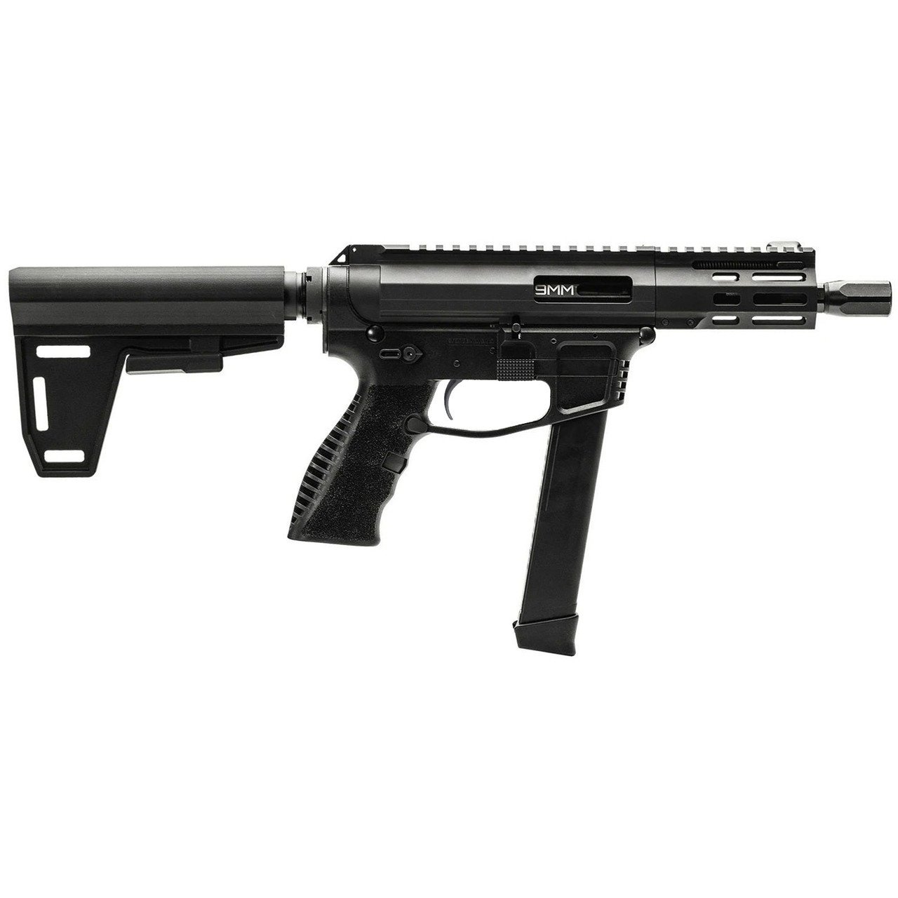 GForce GF9 Jawbone 9mm Semi Auto Pistol - 33+1 Rounds | 5" Barrel | Polymer Grips | Black