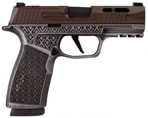 Sig Sauer Shark Coast Tactical X Debacle P365 XMACRO 9mm Semi Auto Pistol - 17+1 Rounds