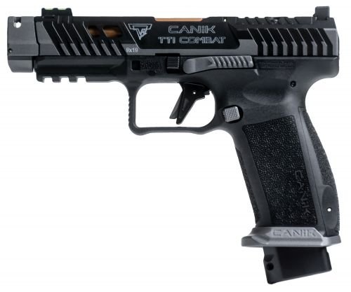 Canik TTI Combat Smoke 9mm 4.6" Barrel, Optic Ready, 18+1 - 18+1 Rounds | 4.60" Barrel