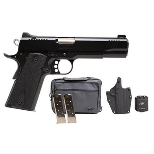 Kimber 1911 LW Club Bundle .45 ACP Semi Auto Pistol - 7+1 Rounds | 5" Barrel | Blue/Black