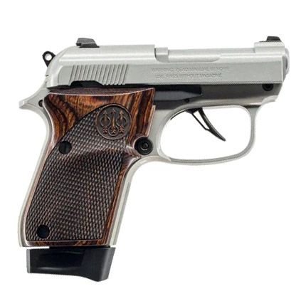 Beretta 30X Tomcat Just In Case .32 ACP 2.9" 8+1 - 8+1 Rounds | 2.4" Barrel | Wood Grips | Stainless/Silver