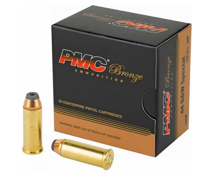 PMC 44 Special 180 Grain JHP 25rd box - Brass Casing