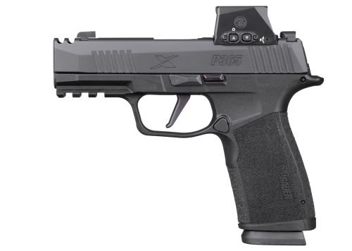 Sig Sauer P365X-MACRO Compact 9mm 3.1" Barrel, Compensated Slide, Romeo-X Optic, 17+1 - 17+1 Rounds