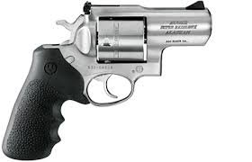 Ruger Super Redhawk Alaskan 454 Casull Revolver - 6 Rounds | 2.5" Barrel | Rubber Grips | Stainless/Silver | 3-Dot Sights