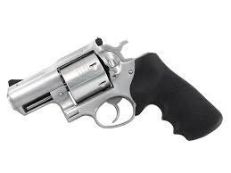Ruger Super Redhawk Alaskan 454 Casull Revolver - 6 Rounds | 2.5" Barrel | Rubber Grips | Stainless/Silver | 3-Dot Sights 2