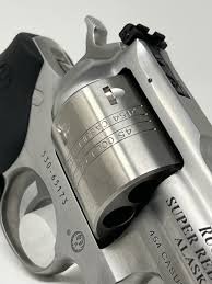 Ruger Super Redhawk Alaskan 454 Casull Revolver - 6 Rounds | 2.5" Barrel | Rubber Grips | Stainless/Silver | 3-Dot Sights 3