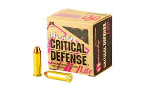 Hornady Critical Defense Hollow Point 38 Special Ammo 90gr 25 Round Box - Nickel Plated Brass Casing