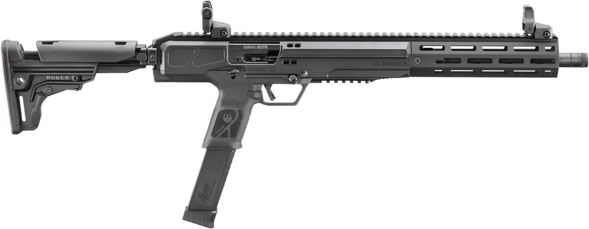 Ruger LC Carbine 10mm Semi Auto Rifle w/Folding Stock, Flip Up Sights