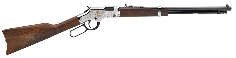 Henry Engraved American Beauty Lever 22 Short/Long/LR Lever Action Rifle - 16+1 Rounds